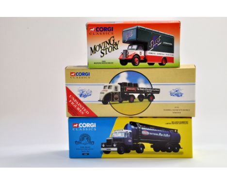 Corgi Diecast Truck issues comprising Corgi Classics; 18302, 97318 and 16303 - Ever Ready, Websters and Elite. Appear excelle