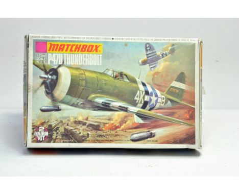 Matchbox Plastic Model Kit. 1:72 scale comprising no. PK-22 P47D Thunderbolt. Decals to build 404th Fighter group or 373rd Fi