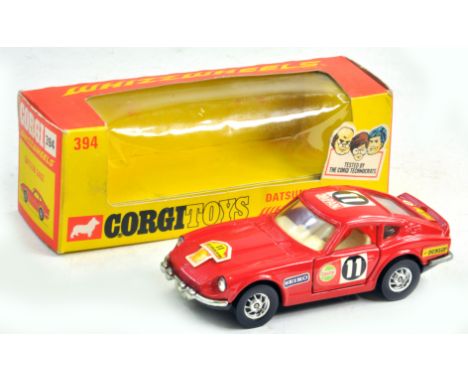 Corgi No. 394 Datsun 240Z. Whizzwheels. Generally excellent in very good to excellent box. Condition Reports: Please contact 