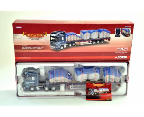 Corgi Diecast Model Truck Issue comprising No. CC141112 DAF 105 Flatbed and Cement Block Load in the livery of Keith Murray. 