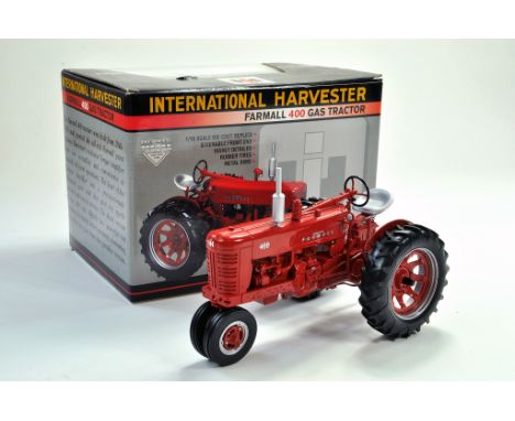 Spec Cast Farm Issue comprising 1/16 International Farmall 400 Gas Tractor. Impressively detailed. Appears excellent with box