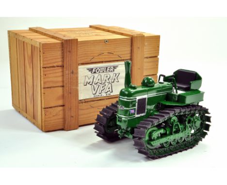 CTF Farm issue comprising hand built 1/16 Fowler VFA Diesel Crawler Tractor. Made from Resin and Metal, this exclusive model 