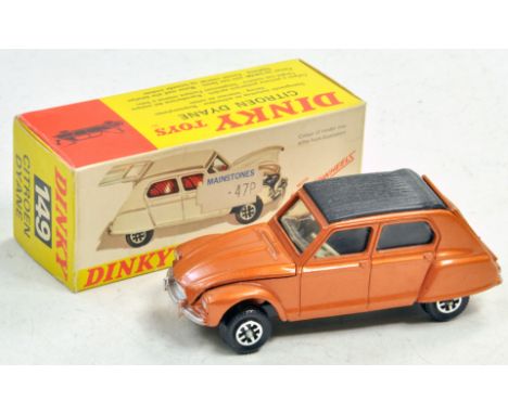 Dinky No. 149 Citroen Dyane. Appears excellent, little or no sign of wear in very good to excellent box.