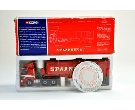 Corgi Diecast Truck issue comprising No. CC11803 DAF Bulk Tipper in the livery of Spaansen. Appears generally very good with 