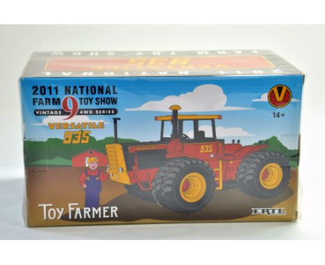 Ertl Farm issue comprising 1/32 National Farm Toy Show 2011 Limited Edition - Versatile 935 tractor. Appears excellent and se