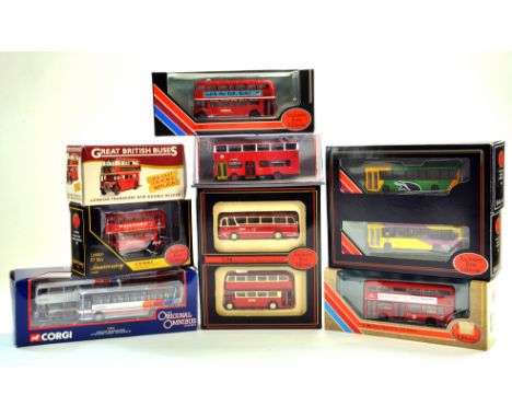 Corgi and EFE Diecast Bus group comprising various issues. Eight Sets/Models. Appear Excellent with boxes.  Condition Reports