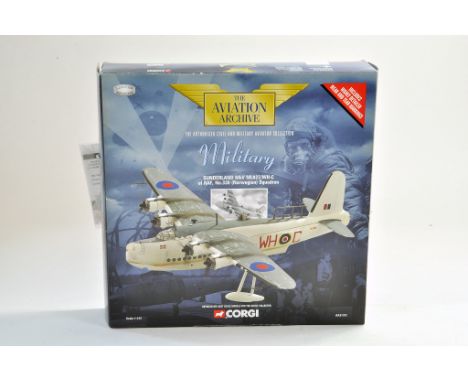 Corgi Diecast model aircraft 1:144 scale comprising Aviation Archive No.  AA31701 Sunderland mark 5 RAF Squadron . Appears ex