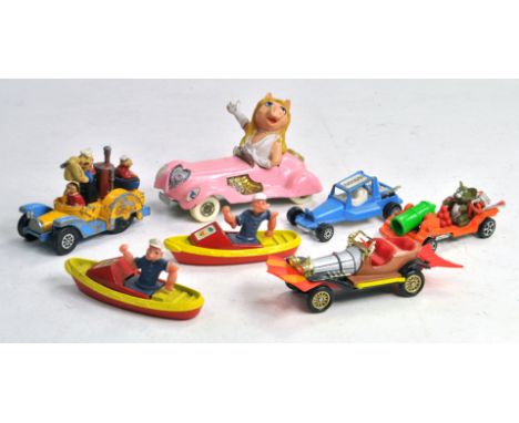 A group of Corgi TV Related issues comprising Popeye, Chitty Chitty Bang Bang and others. Fair to Good. Condition Reports: Pl