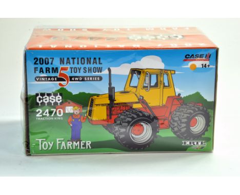 Ertl Farm issue comprising 1/32 National Farm Toy Show 2007 Limited Edition - Case 2470 Traction King Tractor. Appears excell