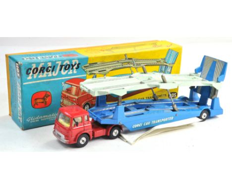 Corgi No. 1105 Carrimore Car Transporter. Complete example that displays well, would benefit from a clean but still very good