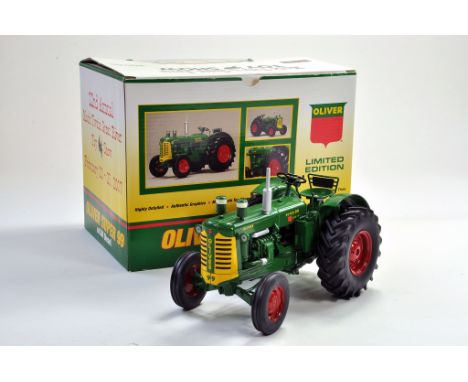 Spec Cast Farm Issue comprising 1/16 Oliver Super 99 Tractor. 2007 Mark Twain Toy Show. Impressively detailed. Appears excell