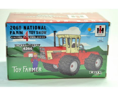 Ertl Farm issue comprising 1/32 National Farm Toy Show 2006 Limited Edition - International 4366 Tractor. Appears excellent a