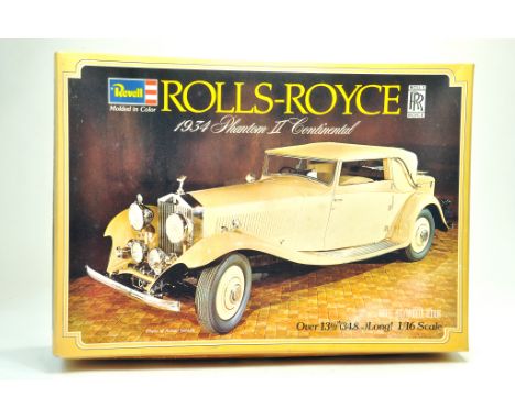 Revell Plastic Model Kit 1:16 scale comprising of no. H1294 Rolls Royce 1934 Phantom II Continental. Appears to be complete. 