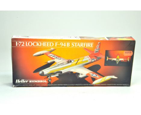 Heller Humberol Plastic Model Kit. 1:72 scale comprising no. 80302 Lockheed F-94B Starfire. Appears to be complete. Very good