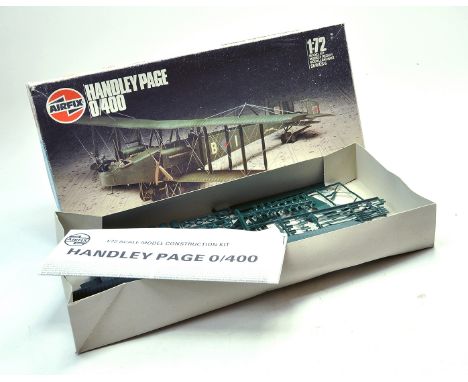 Airfix Plastic Model Kit. 1:72 scale comprising no. 906007 Series 6. Handley Page 0/400. Appears to be complete. Very good to