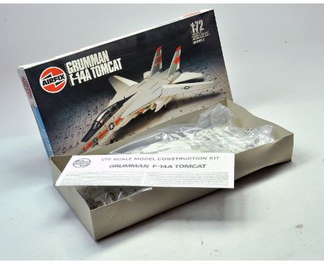 Airfix Plastic Model Kit. 1:72 scale comprising No. 905013 Series 5 Grumman F-14A Tomcat. Appears to be complete. Very good t