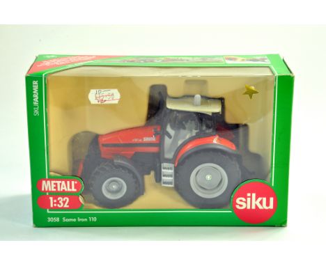 Siku Farm issue comprising 1/32 SAME Iron 110 Tractor. Appears excellent and secured with box, some light storage wear. Condi