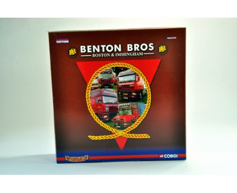Corgi Diecast Truck issue comprising No. CC99173 Benton Brothers Set. Appears excellent with box. Ex Shop Quality. Condition 