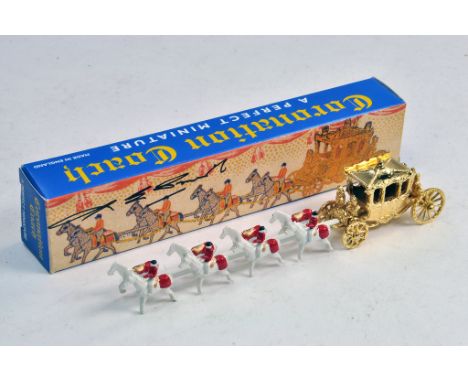 MICA The Perfect Toy Scale Model Modern Copy of the Moko Coronation Coach, Limited Edition in Gold. Signed by Leslie Smith. E