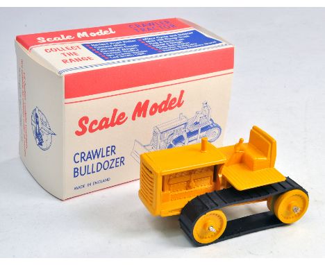 MICA The Perfect Toy Scale Model Modern Copy of the Lesney Crawler Tractor in Yellow, Limited Edition. Example is excellent w