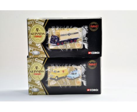 Corgi Diecast Truck issues comprising Corgi Classics; 23701 and 08008 - Guinness. Appear excellent with boxes. Ex Shop Qualit