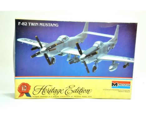 Monogram Plastic Model Kit 1:72 scale comprising of no. 6063 Heritage Edition F-82. No. 13 in a special collection of prestig