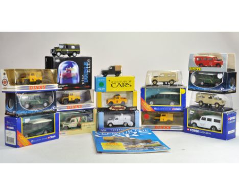 An impressive group of Diecast Land Rover issues. Various makers including Corgi and Dinky plus others. Some hard to find. Ge