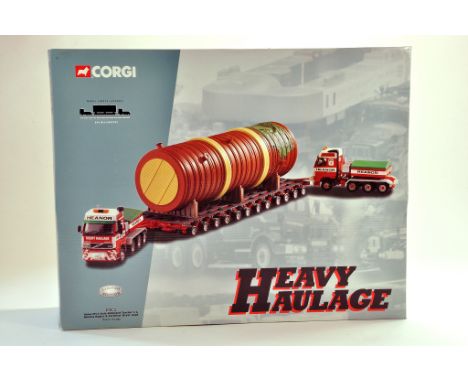Corgi Diecast Truck issue comprising No. CC12403 Volvo FH Heavy Haulage Set in the livery of Heanor. Appears excellent with b