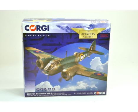 Corgi Diecast model aircraft 1:72 scale comprising Aviation Archive No. AA38406 Bristol Blenheim Mk.1 RAF Butterworth. Appear