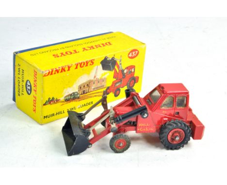 Dinky No. 437 Muir Hill Loader in red. Graffiti hence good only in good box. Condition Reports: Please contact us for additio