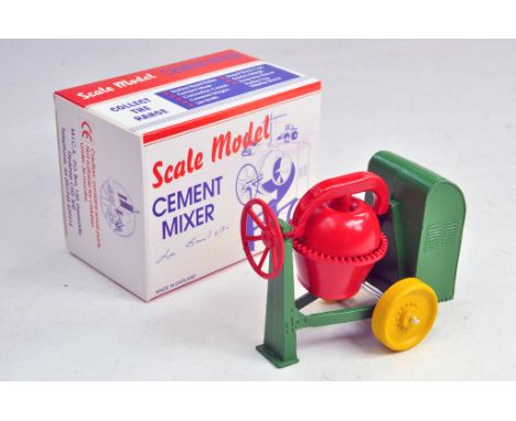 MICA The Perfect Toy Scale Model Modern Copy of the Lesney Cement Mixer in Green, Yellow and Red, Limited Edition. Example is