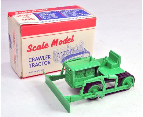 MICA The Perfect Toy Scale Model Modern Copy of the Lesney Crawler Bulldozer in Green, Limited Edition. Example is excellent 