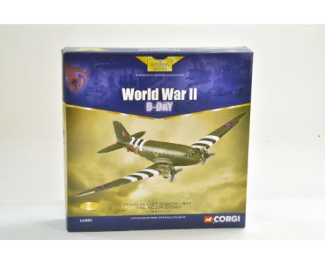 Corgi Diecast model aircraft 1:144 scale comprising Aviation Archive No.  AA30003 Douglas C47 Dakota RAF. Appears excellent a