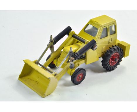 Dinky Muirhill Front End Loader in yellow with red hubs. Generally very good.  Condition Reports: Please contact us for addit