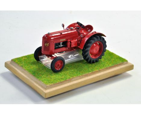 Tekno Bygg Hand Built Farm Issue comprising 1/32 1953 Volvo T31 Vintage Tractor with bespoke winch fitted. Superb Piece and E