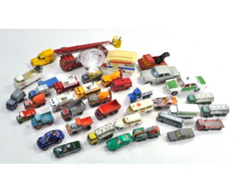 Misc diecast group comprising Matchbox, Corgi and others including older issue Regular Wheels. Fair to Very Good. Condition R