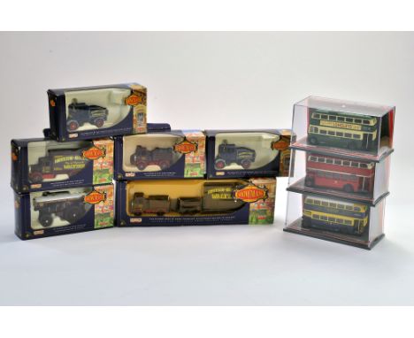 A group of nine Days Gone Diecast Showmans Series issues plus Corgi Omnibus Models. Generally very good with boxes. Condition