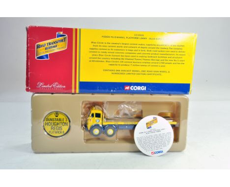 Corgi Diecast Truck issue comprising No. CC10101 Foden FG 8 Wheeler in livery of Blue Circle. Appears excellent in box.  Cond