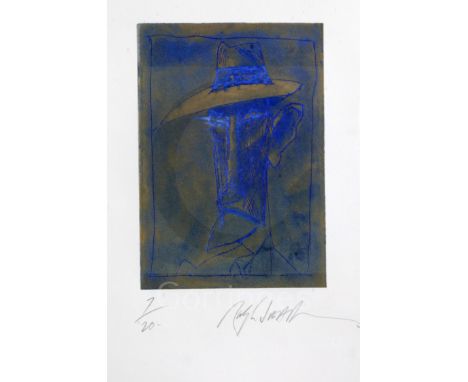 § Ralph Steadman (b. 1936)steel plate etching'William Burroughs I'signed in pencil and numbered 7/2021.25 x 15.75in.