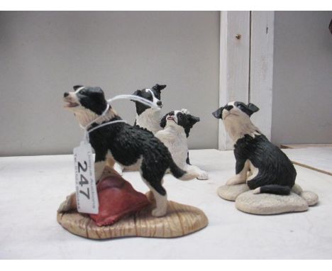 3 Border Fine Art collies