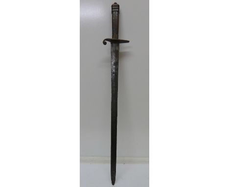 A Georgian naval dirk, no scabbard, length 62cm