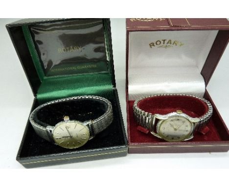 Two gentleman's wristwatches, Lanco and Rotary