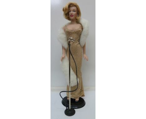 A Franklin Mint Marilyn Monroe Portrait Doll, Happy Birthday Mr. President