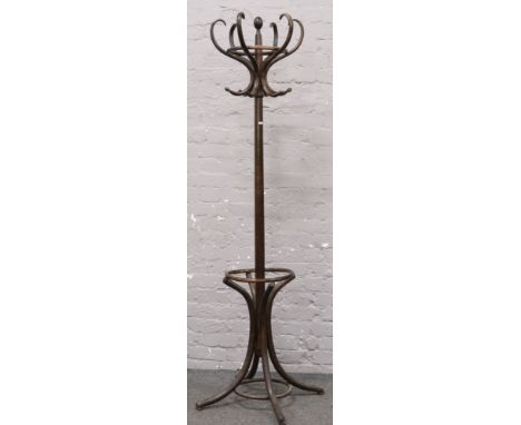A 1920s Bentwood hat and coat stand. 