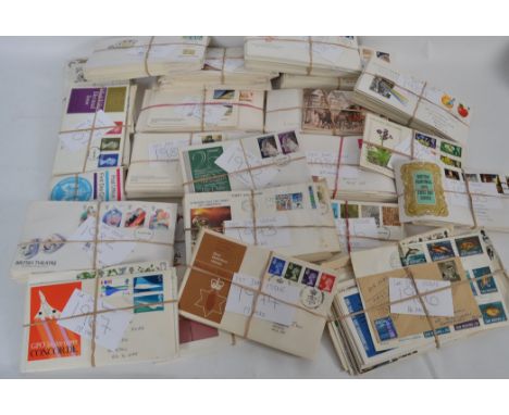A large quantity of first day covers from the 1960's onwards