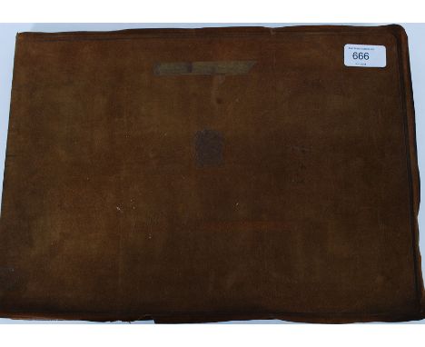 A vintage 1930's photograph album of an Army officer's touring / fishing holidays. Good topographical shots with motor cars, 
