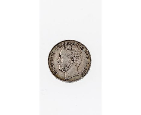   Baden  Baden   Vereinsthaler 1868, Großherzog Friedrich. 18,4 g. ss.          