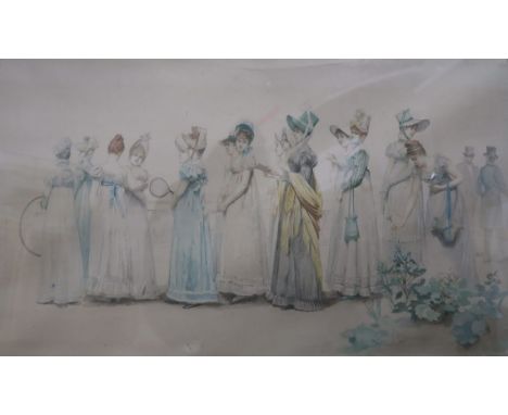   Lemaire, Madeleine  Lemaire, Madeleine   Nach. 1845 Les Arcs-Sainte-Roseline - 1928 Paris.  Lithogr. Le défilé des élégante