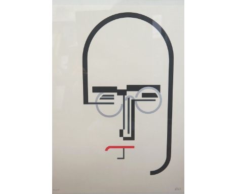   Dexel, Walter  Dexel, Walter   1890 München - 1973 Braunschweig.  Farbserigraphie. Der Staatsmann. (Heinrich Brünning). U.r