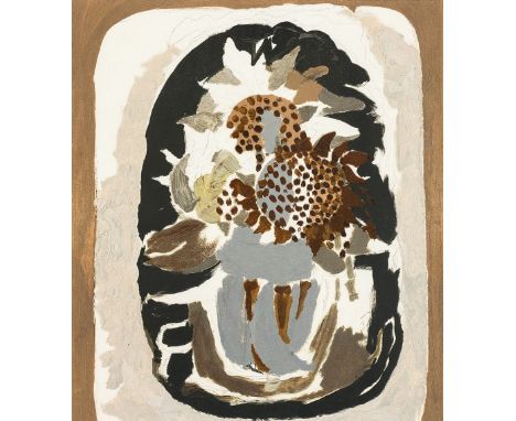   Braque, George  Braque, George   1882 Argenteuil - 1963 Paris.  Farblithogr. Blumenstillleben. Nach einer Gouache von Georg